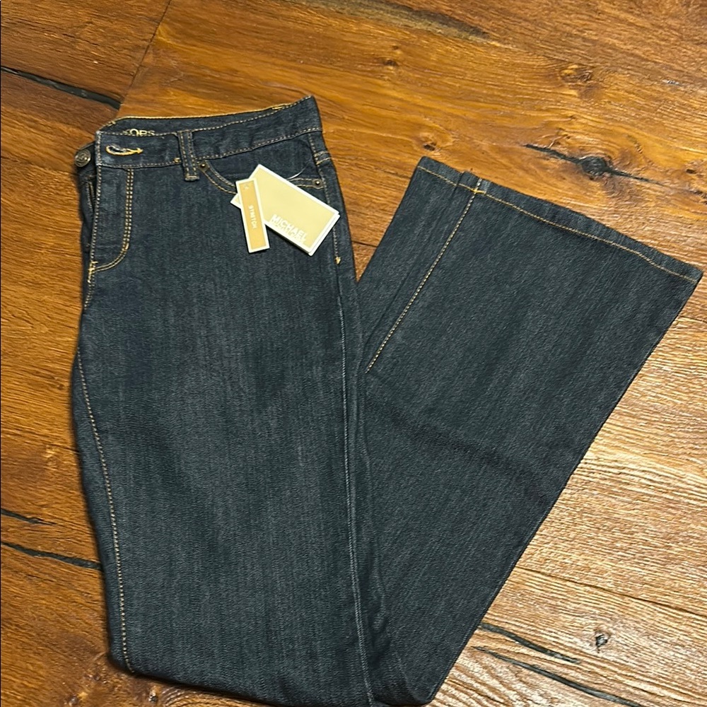 Michael Kors Blue Boot Cut Jeans
